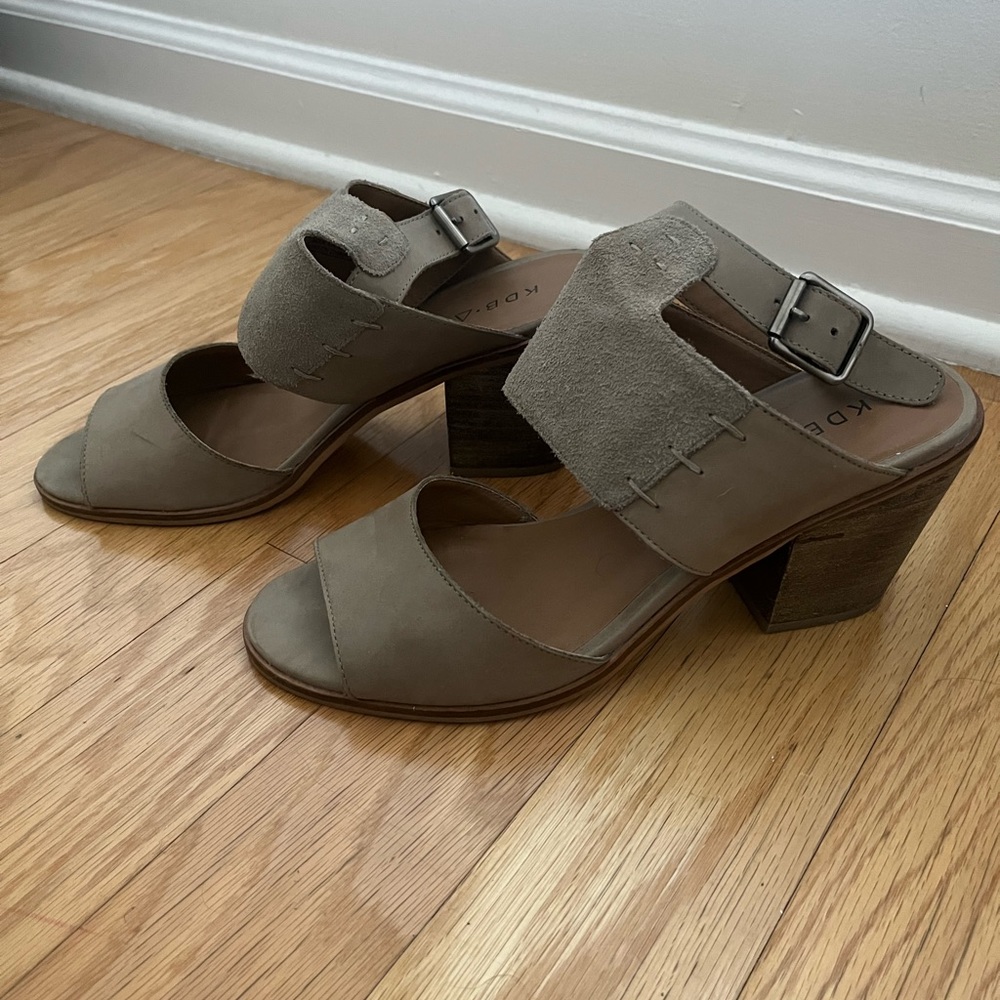 Kelsi Dagger Block Heel Ankle Strap Sandal